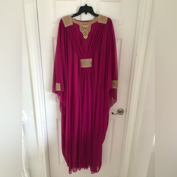 Women Kaftan Long Maxi Dress. - Picture 12 of 14